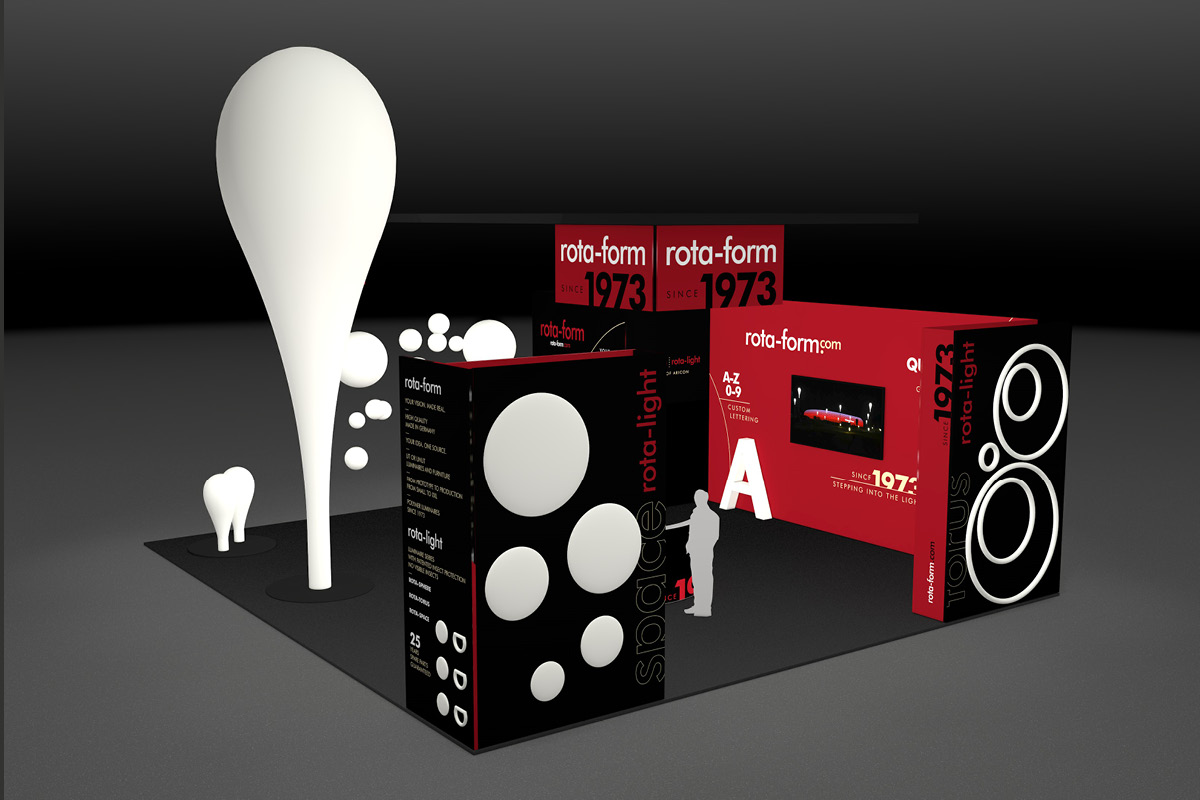 HAME-Hann-Messe-Konzept-&-Montage-Messebau-Germany-Ronny-Edelstein-Designatelier - Aricon GmbH - rota-form & rota-light - Standansicht - 1