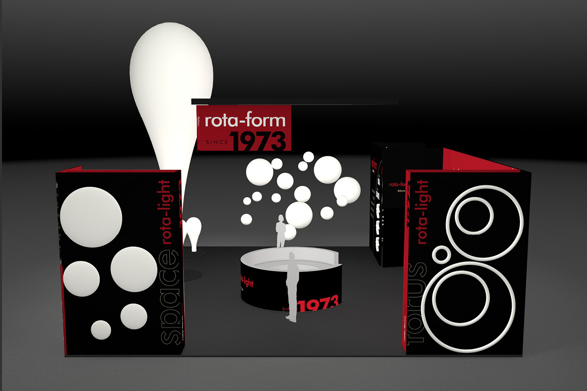 HAME-Hann-Messe-Konzept-&-Montage-Messebau-Germany-Ronny-Edelstein-Designatelier - Aricon GmbH - rota-form & rota-light - Standansicht - 2